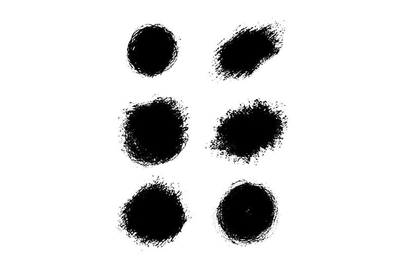Poster Dots 70x100 cm, Vit
