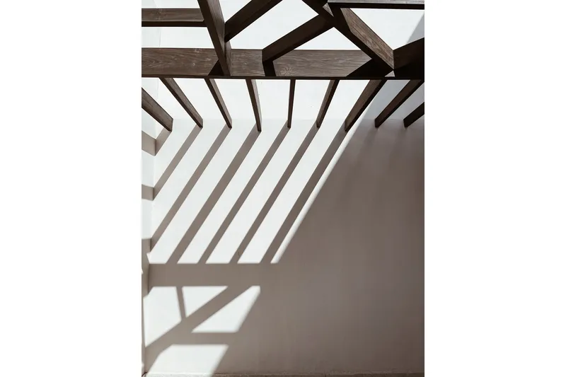 Poster Roof 70x100 cm, Vit