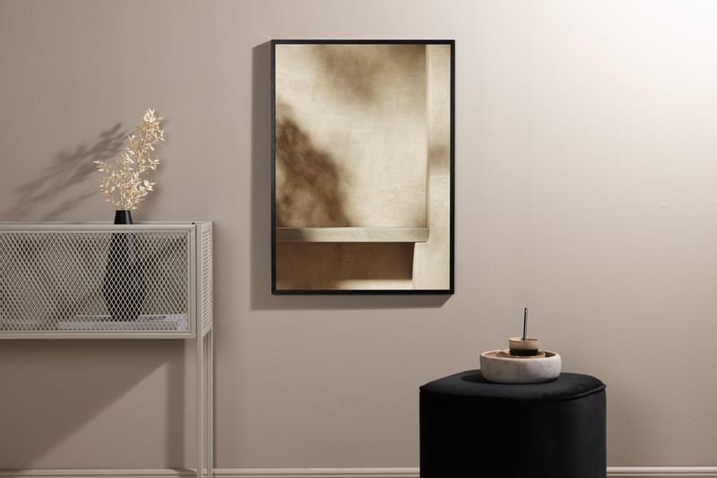 Beach Bench 21x30 cm - Beige - Inredning - Tavlor & konst - Posters & prints