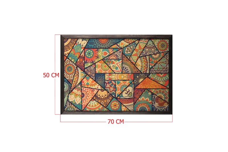 Colourful Mosaic Abstract/Colourful Flerfärgad - 70x50 cm - Inredning - Tavlor & konst - Posters & prints