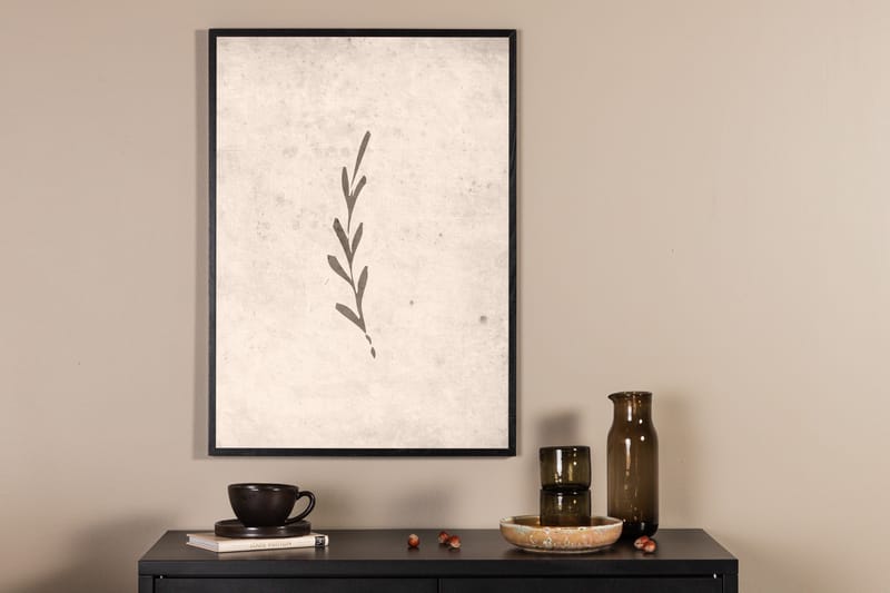Poster Autumn leaf 50x70 cm - Beige - Inredning - Tavlor & konst - Posters & prints