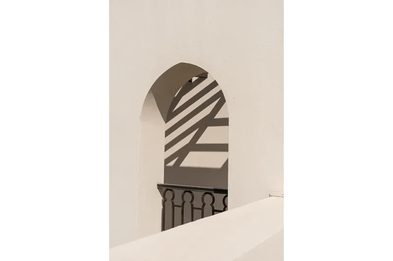 Poster Balcony 30x40 cm, Vit