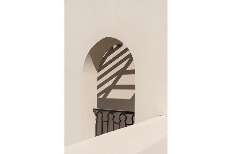 Poster Balcony 50x70 cm - Vit - Inredning - Tavlor & konst - Posters & prints