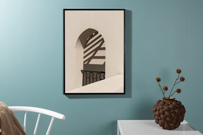 Poster Balcony 70x100 cm - Vit - Inredning - Tavlor & konst - Posters & prints