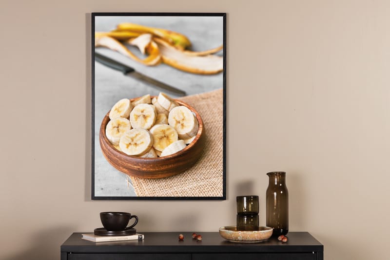 Poster Banana 50x70 cm - Gul - Inredning - Tavlor & konst - Posters & prints