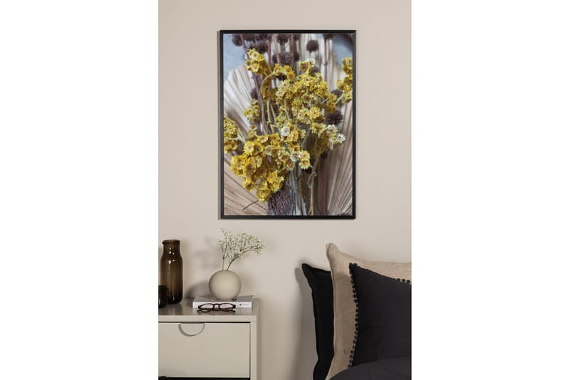 Poster Bouquet 30x40 cm - Grön/Gul - Inredning - Tavlor & konst - Posters & prints