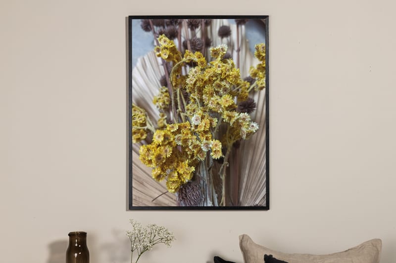 Poster Bouquet 70x100 cm - Grön/Gul - Inredning - Tavlor & konst - Posters & prints