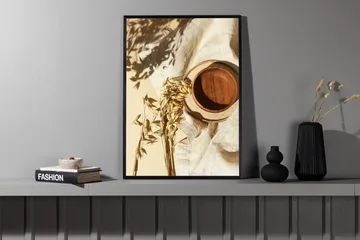 Poster Brown Bowl 50x70 cm - Beige - Inredning - Tavlor & konst - Posters & prints