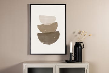 Poster Brush strokes 21x30 cm - Beige - Inredning - Tavlor & konst - Posters & prints