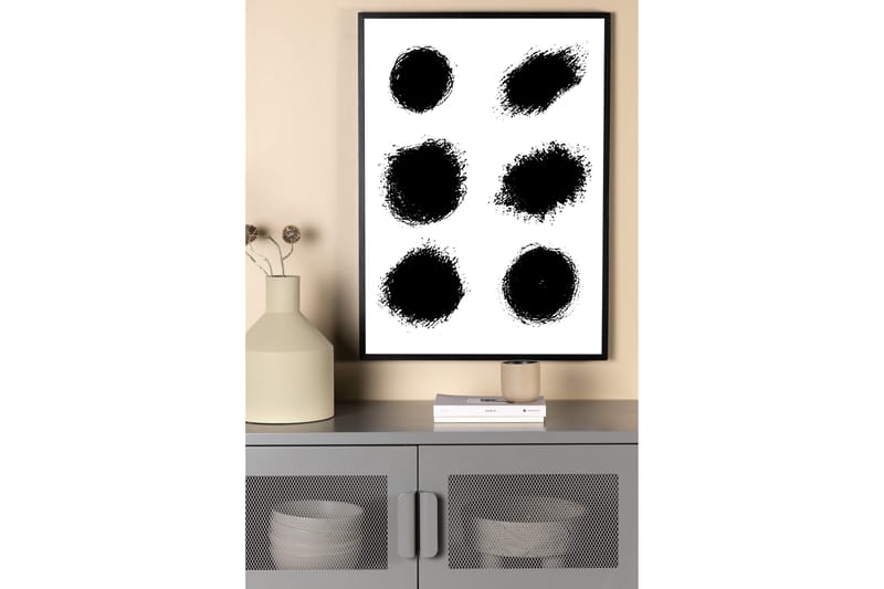 Poster Dots 30x40 cm - Vit - Inredning - Tavlor & konst - Posters & prints