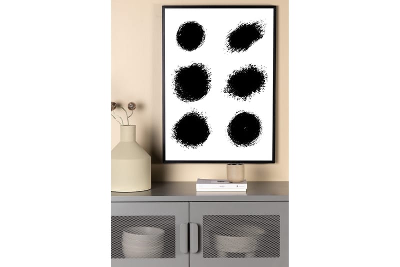 Poster Dots 50x70 cm - Vit - Inredning - Tavlor & konst - Posters & prints