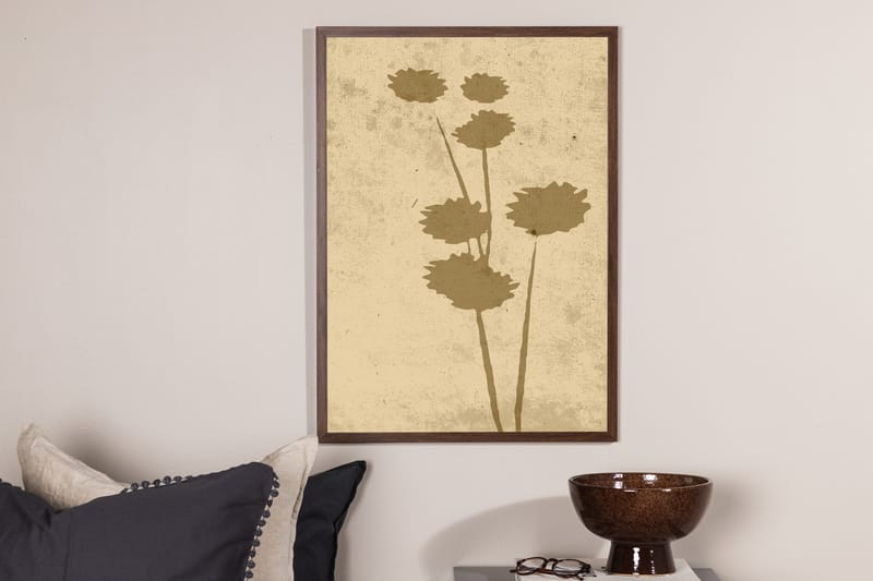 Poster Flower art 30x40 cm - Beige - Inredning - Tavlor & konst - Posters & prints