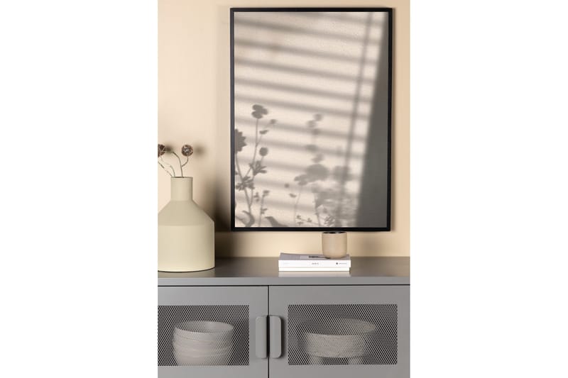 Poster Flower Shadow 21x30 cm - Vit - Inredning - Tavlor & konst - Posters & prints