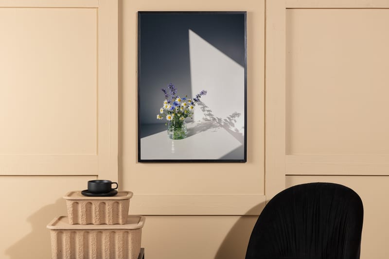 Poster Flowers 70x100 cm - Vit - Inredning - Tavlor & konst - Posters & prints