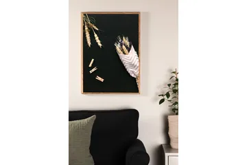 Poster Flowers on table 21x30 cm - Svart/Beige - Inredning - Tavlor & konst - Posters & prints