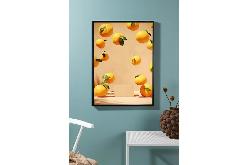Poster Lemons 21x30 cm - Beige - Inredning - Tavlor & konst - Posters & prints
