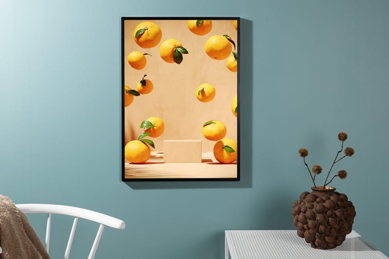 Poster Lemons 21x30 cm - Beige - Inredning - Tavlor & konst - Posters & prints