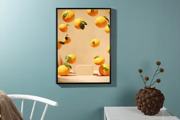 Poster Lemons 50x70 cm - Beige - Inredning - Tavlor & konst - Posters & prints