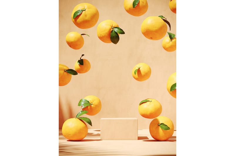 Poster Lemons 50x70 cm, Beige
