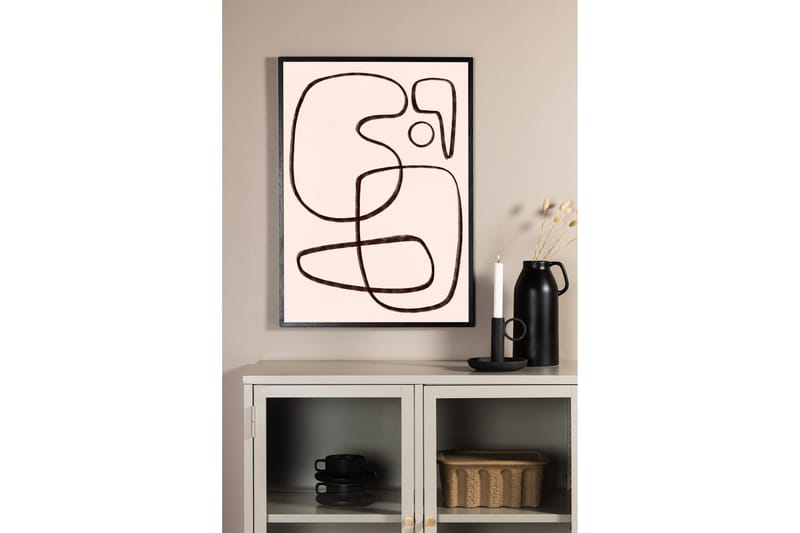 Poster Line art 30x40 cm - Vit/Svart - Inredning - Tavlor & konst - Posters & prints