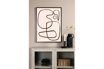 Poster Line art 50x70 cm - Vit/Svart - Inredning - Tavlor & konst - Posters & prints