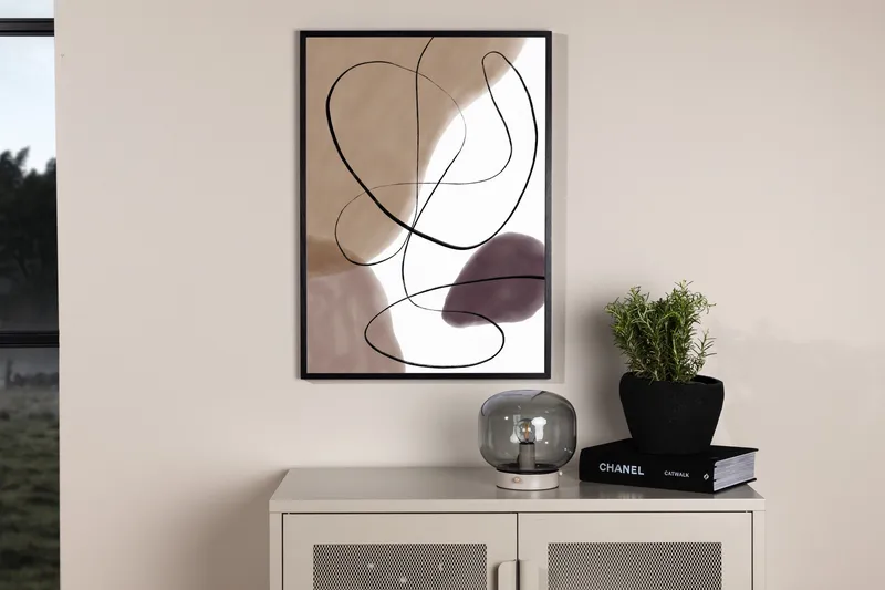 Poster Lines 30x40 cm - Beige - Inredning - Tavlor & konst - Posters & prints