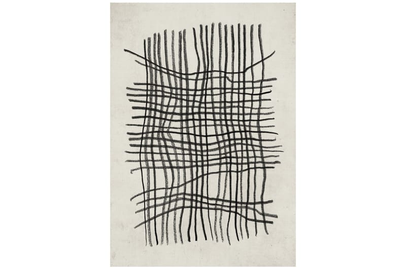 Poster Linework 30x40 cm - Beige/Svart - Inredning - Tavlor & konst - Posters & prints