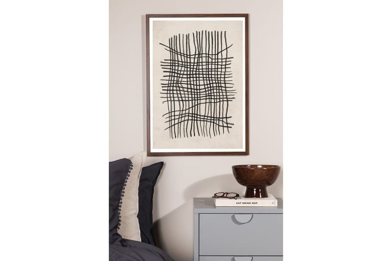 Poster Linework 50x70 cm - Beige/Svart - Inredning - Tavlor & konst - Posters & prints