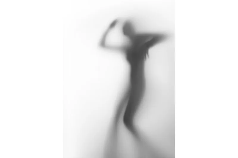 Poster Manshade 21x30 cm, Svart/Vit