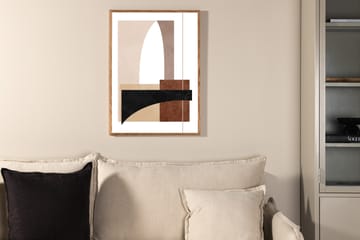 Poster Materials 30x40 cm - Vit/Beige - Inredning - Tavlor & konst - Posters & prints