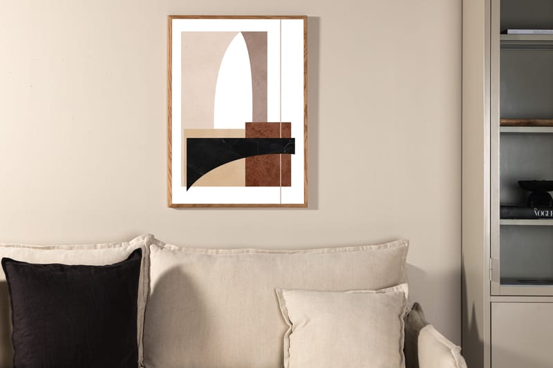 Poster Materials 50x70 cm - Vit/Beige - Inredning - Tavlor & konst - Posters & prints