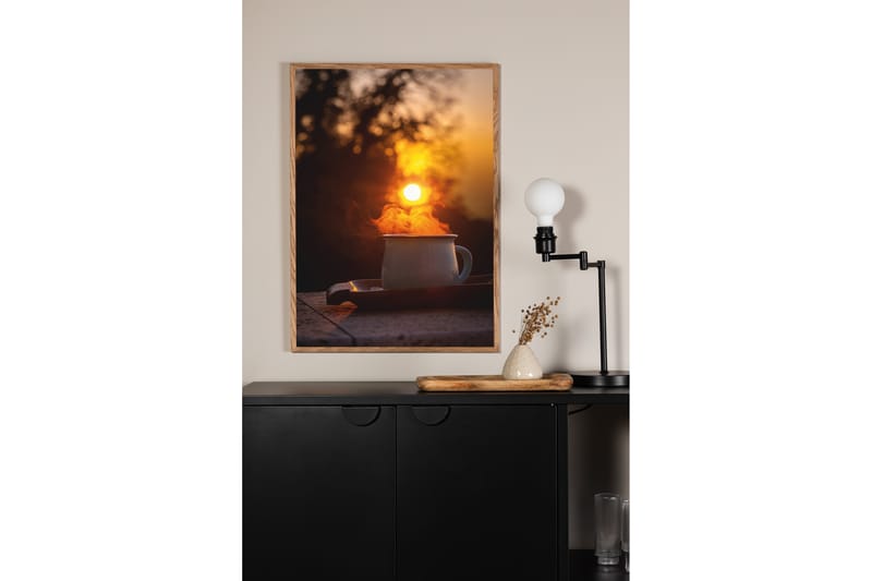 Poster Morning coffee 30x40 cm - Orange/Svart - Inredning - Tavlor & konst - Posters & prints