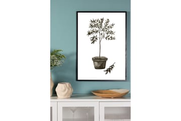 Poster Olive 50x70 cm - Vit/Grön - Inredning - Tavlor & konst - Posters & prints