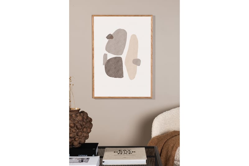 Poster Shapes 21x30 cm - Svart/Vit - Inredning - Tavlor & konst - Posters & prints