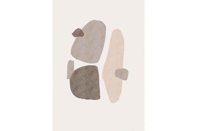 Poster Shapes 21x30 cm - Svart/Vit - Inredning - Tavlor & konst - Posters & prints