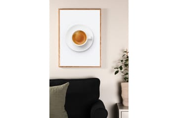 Poster Skimmed coffee 21x30 cm - Brun/Vit - Inredning - Tavlor & konst - Posters & prints