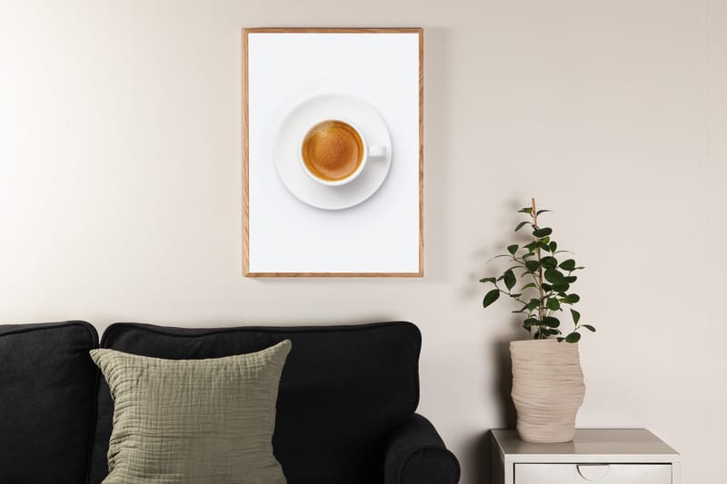 Poster Skimmed coffee 21x30 cm - Brun/Vit - Inredning - Tavlor & konst - Posters & prints