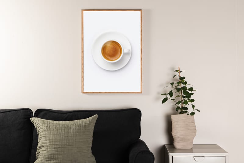 Poster Skimmed coffee 50x70 cm - Brun/Vit - Inredning - Tavlor & konst - Posters & prints