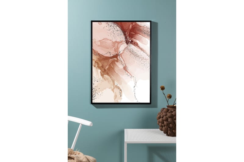 Poster Splash 21x30 cm - Ljusrosa - Inredning - Tavlor & konst - Posters & prints