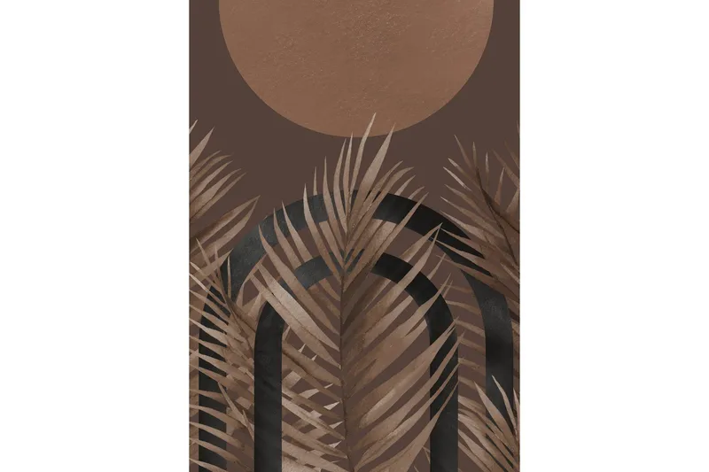 Poster Structures 21x30 cm, Brun