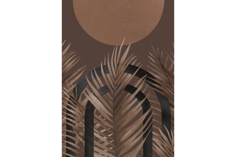 Poster Structures 50x70 cm, Brun