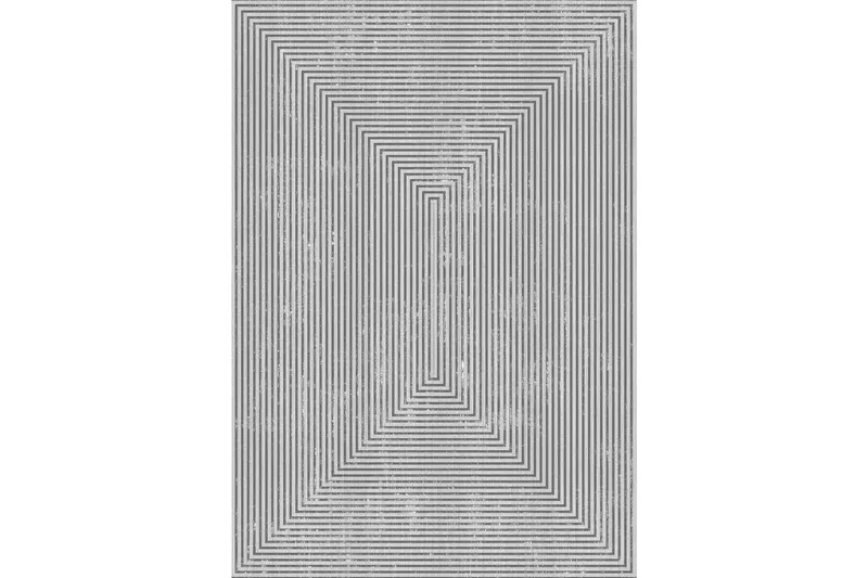 Poster Symmetrical 21x30 cm, Grå