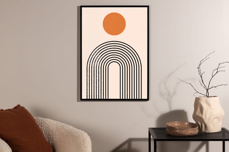 Poster Tempel 30x40 cm - Beige - Inredning - Tavlor & konst - Posters & prints