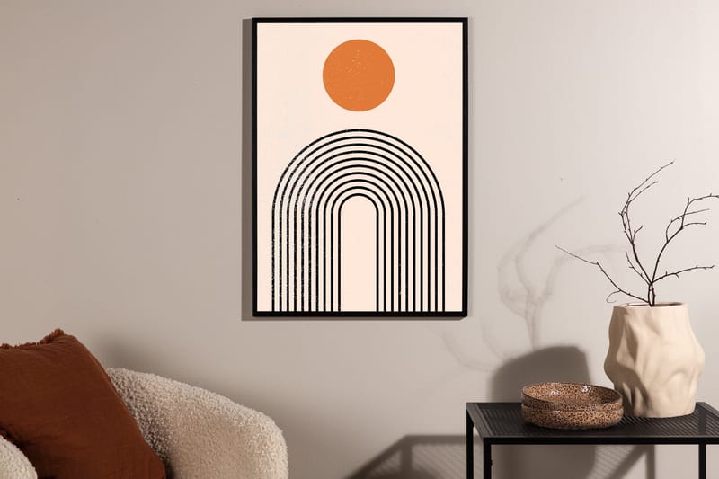 Poster Tempel 50x70 cm - Beige - Inredning - Tavlor & konst - Posters & prints