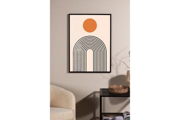 Poster Tempel 50x70 cm - Beige - Inredning - Tavlor & konst - Posters & prints