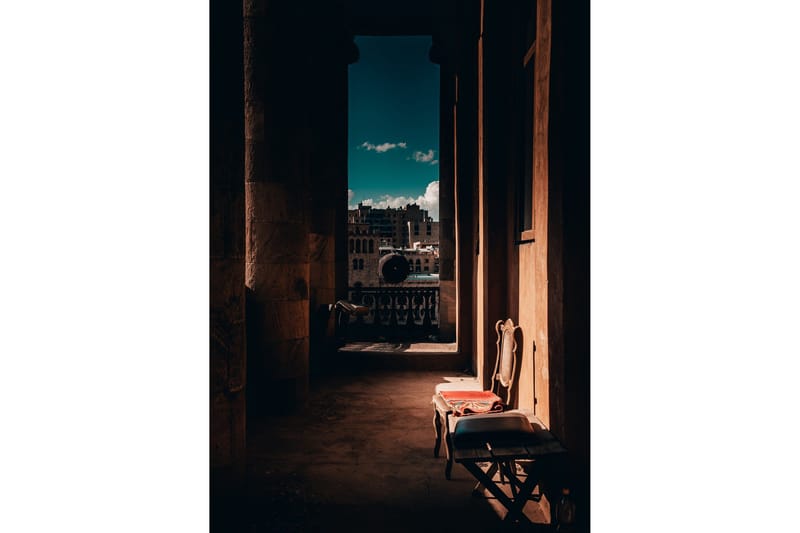 Poster Tunnel vision 50x70 cm, Brun