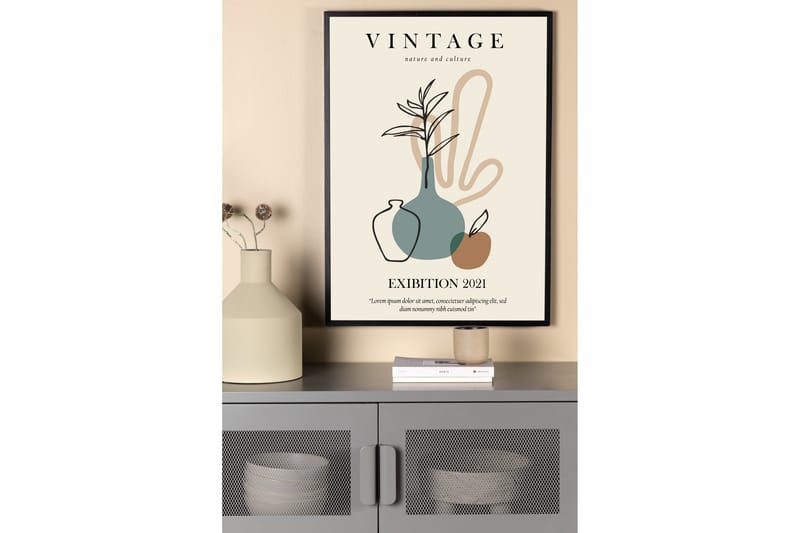 Poster Vintage 30x40 cm - Beige - Inredning - Tavlor & konst - Posters & prints