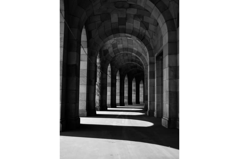 Poster Walkway 30x40 cm - Beige - Inredning - Tavlor & konst - Posters & prints