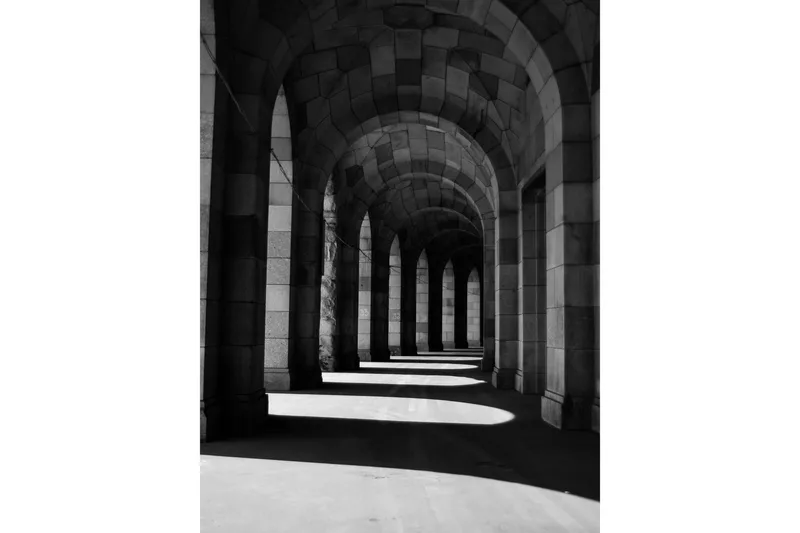 Poster Walkway 30x40 cm, Beige