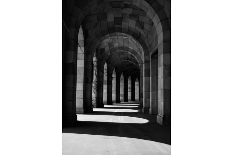 Poster Walkway 70x100 cm - Beige - Inredning - Tavlor & konst - Posters & prints